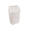 25 Litre Swing Bin Ice White