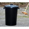90l Black Dustbin - Large Bin & Lid - Robert Scott Hygiene