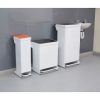 Enclosed Fire Retardant Pedal Bin