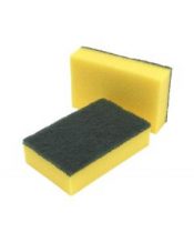 sponge scourers green & yellow robert scott hygiene