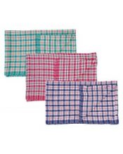 Coloured Check Tea Towel