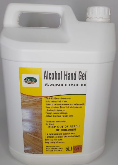 Hand Sanitiser Alko Gel -Refill 5 Litre- Robert Scott Hygiene